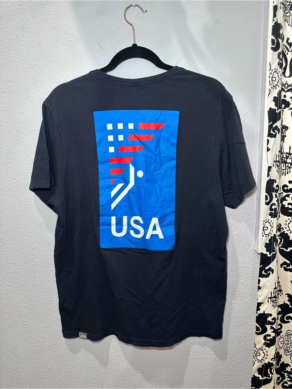 The North Face Men's Navy blue USA shirt